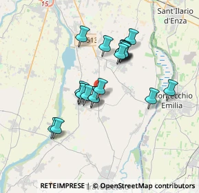 Mappa Via Industria, 43022 Basilicanova PR, Italia (2.936)