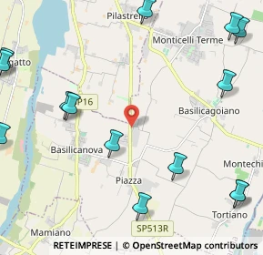 Mappa Via Industria, 43022 Basilicanova PR, Italia (3.25938)