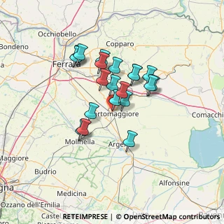 Mappa Via Enrico Fermi, 44015 Portomaggiore FE, Italia (10.762)