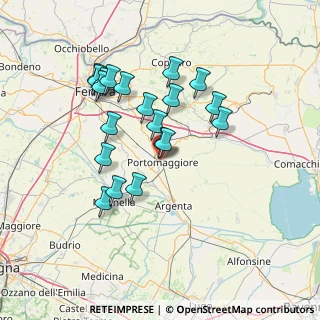 Mappa Via Enrico Fermi, 44015 Portomaggiore FE, Italia (13.123)