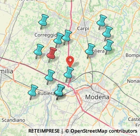 Mappa A22, 41011 Campogalliano MO, Italia (7.44786)