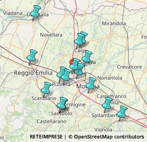 Mappa A22, 41011 Campogalliano MO, Italia (14.04533)