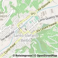Map Santo Stefano Belbo