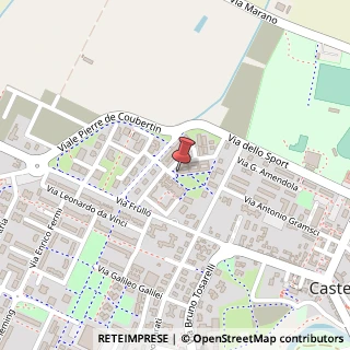 Mappa Via delle olimpiadi 10, 40055 Castenaso, Bologna (Emilia Romagna)