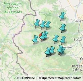 Mappa 12020 Stroppo CN, Italia (11.73)