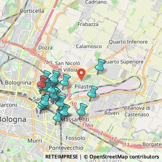 Mappa Via Luigi Pirandello, 40127 Bologna BO, Italia (2.0415)