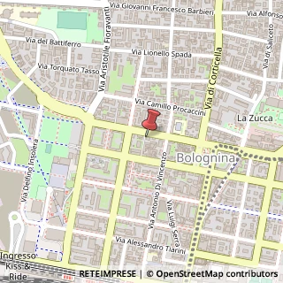 Mappa Via del Rosaspina, 9, 40129 Bologna, Bologna (Emilia Romagna)