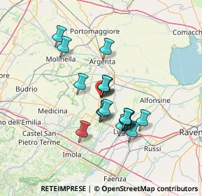Mappa 48017 Conselice RA, Italia (10.66889)