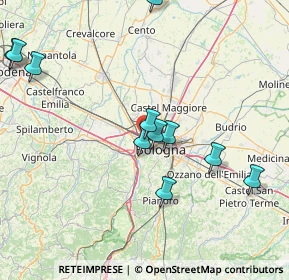 Mappa Via Ponte Romano, 40133 Bologna BO, Italia (17.29545)