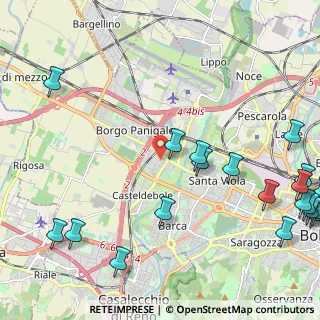 Mappa Via Edgard Allan Poe, 40132 Bologna BO, Italia (3.2635)