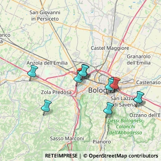 Mappa Via Edgard Allan Poe, 40132 Bologna BO, Italia (7.41909)