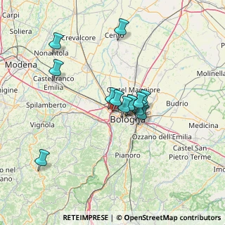 Mappa Via Edgard Allan Poe, 40132 Bologna BO, Italia (11.05923)