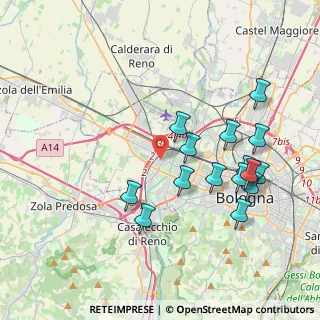 Mappa Via Edgard Allan Poe, 40132 Bologna BO, Italia (4.04333)