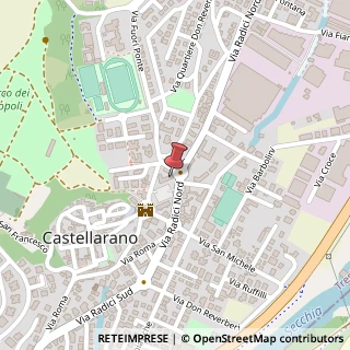 Mappa Piazza XX Luglio, 6, 42014 Castellarano, Reggio nell'Emilia (Emilia Romagna)