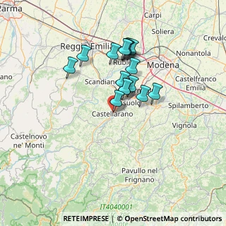 Mappa Via Ottorino Respighi, 42014 Castellarano RE, Italia (11.5875)