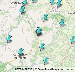 Mappa Via Caduti della Bettola, 42034 Casina RE, Italia (10.3225)