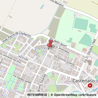 Mappa Via Antonio Gramsci,  40, 40055 Castenaso, Bologna (Emilia Romagna)