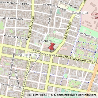 Mappa Via Ferrarese, 20, 40128 Bologna, Bologna (Emilia Romagna)