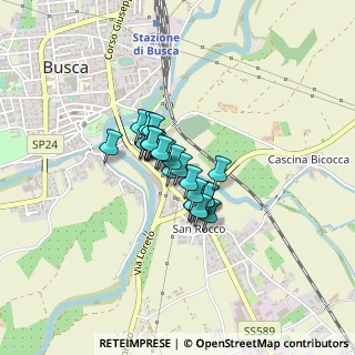 Mappa Via E. Bottieri, 12022 Busca CN, Italia (0.23462)