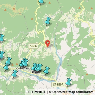 Mappa Località Strela, 43053 Compiano PR, Italia (3.353)