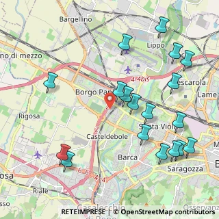 Mappa Via Caduti di Amola, 40132 Bologna BO, Italia (2.465)