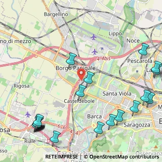 Mappa Via Caduti di Amola, 40132 Bologna BO, Italia (3.172)