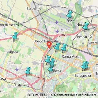 Mappa Via Caduti di Amola, 40132 Bologna BO, Italia (2.49727)