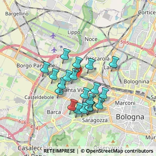 Mappa Via del Chiù, 40133 Bologna BO, Italia (1.57)