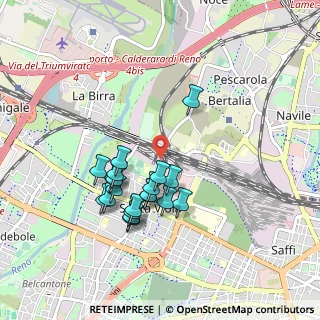 Mappa Via del Chiù, 40133 Bologna BO, Italia (0.833)