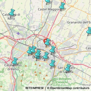 Mappa Via Ferruccio Parri, 40128 Bologna BO, Italia (5.24667)