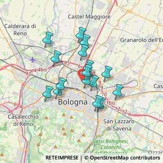 Mappa Via Ferruccio Parri, 40128 Bologna BO, Italia (2.88438)