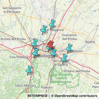 Mappa Via Ferruccio Parri, 40128 Bologna BO, Italia (5.57091)