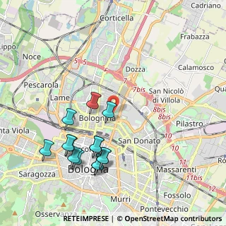 Mappa Via Ferruccio Parri, 40128 Bologna BO, Italia (2.17429)