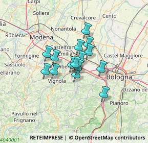 Mappa Via Moretto, 40053 Valsamoggia BO, Italia (8.266)