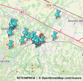 Mappa Via Moretto, 40053 Valsamoggia BO, Italia (3.6275)