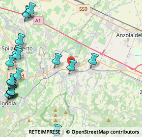 Mappa Via Moretto, 40053 Valsamoggia BO, Italia (6.394)