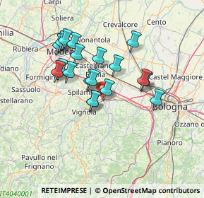 Mappa Via Marino Piazza, 40053 Valsamoggia BO, Italia (11.89263)