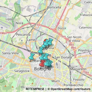 Mappa Via di Corticella, 40139 Bologna BO, Italia (1.48364)
