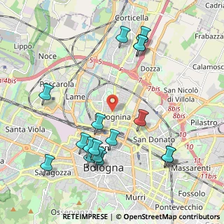 Mappa Via di Corticella, 40139 Bologna BO, Italia (2.32706)
