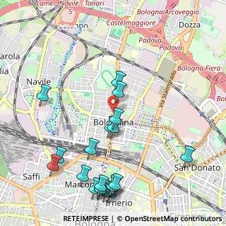Mappa Via di Corticella, 40139 Bologna BO, Italia (1.305)