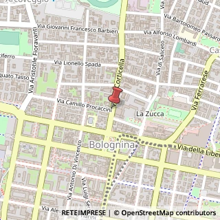 Mappa Via di Corticella,  18, 40128 Bologna, Bologna (Emilia Romagna)