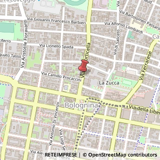 Mappa Via di Corticella, 22, 40128 Bologna, Bologna (Emilia Romagna)