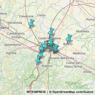 Mappa Via di Corticella, 40139 Bologna BO, Italia (8.09833)