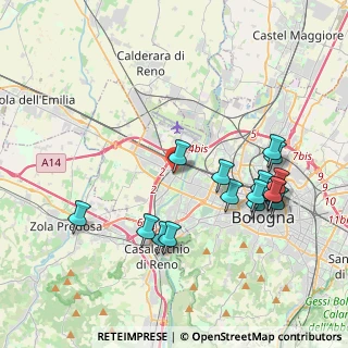 Mappa Via Emilia Ponente, 40132 Borgo Panigale BO, Italia (4.22765)