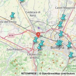 Mappa Via Emilia Ponente, 40132 Borgo Panigale BO, Italia (5.5275)