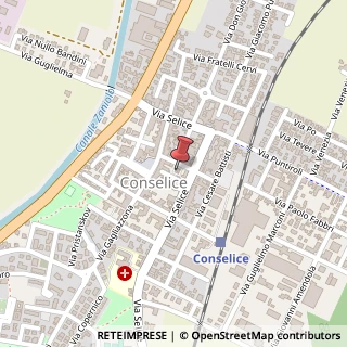 Mappa Via G. Buscaroli, 4, 48017 Conselice, Ravenna (Emilia Romagna)