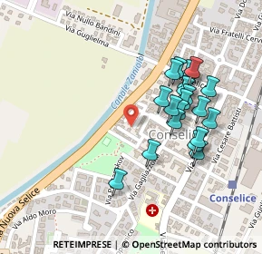 Mappa Piazza Emilio Pallavicini, 48017 Conselice RA, Italia (0.2185)