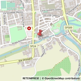 Mappa Via Camillo Benso Conte di Cavour, 33/A, 12022 Busca, Cuneo (Piemonte)