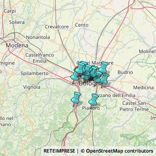 Mappa Viale Alcide de Gasperi, 40132 Bologna BO, Italia (6.31286)