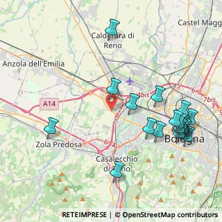 Mappa Viale Alcide de Gasperi, 40132 Bologna BO, Italia (4.86167)